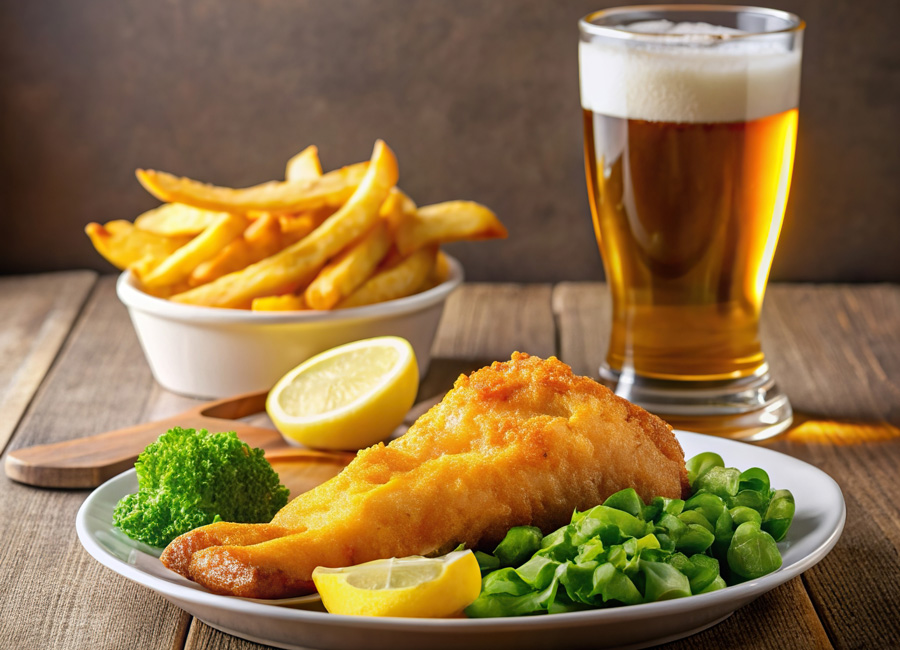 Marini’s Express Calderwood fish and chips